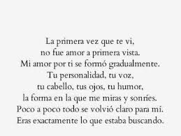 Exactamente Amor A Primera Vista Poema Cortos De Amor Frases Romanticas