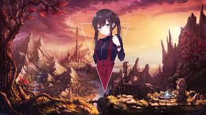 Anime Anime Girls Photoshop Picture In Picture Digital Art 1920x1080 Wallpaper Wallhaven Cc
