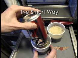 Pouring Diet Coke On An Airplane Youtube