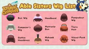 Unlike other guides, this one uses the exact wording of the english language versions. All Animal Crossing New Horizons Wigs And How To Get Them Gamepur
