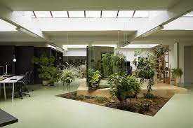 Pin By Containr Affairs On Office Healthcare Interior Garden Green Office Indoor Gardens