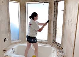 #1 my grout isn't white anymore. Master Bathroom Demo Day