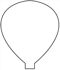 Balloon Printable Pattern Balloon Template Hot Air Balloon Craft For Kids Hot Air Balloon Craft Preschool