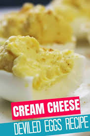 Cream Cheese Deviled Eggs Devilled Eggs Recipe Best Cheese Deviled Eggs Best Deviled Eggs