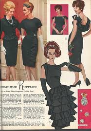 Aldens Fall Winter 1962 Little Black Dress Lbd Always In Style Fashion Sixties Fashion Vintage Fashion