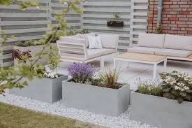 Pflanzkubel Pflanztrog Fiberglas Maxi Beton Design Grau Pflanztrog Fiberglas Pflanzkubel Pflanzen