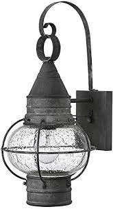 Hinkley shelter collection transitional one light small outdoor wall mount, buckeye bronze. Amazon Com Hinkley Cape Cod Collection Nautical One Light Small Outdoor Wall Mount Aged Zinc Garden Outdoor