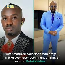 A man has dragged Jim Iyke over his recent comment concerning single  mothers. "Is that why you're still unmarried?" he asked. Credit: FB/@Israel  Joe, @jim.iyke