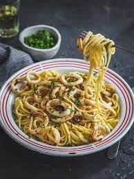 Feel Like A Night Out Do It At Home Calamari Recipes Pasta Recipes Linguine Calamari Pasta Recipe
