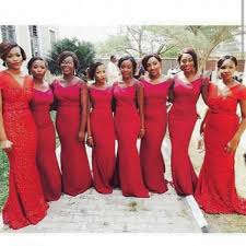 Nigerian Wedding Bridesmaid Dresses Nigerian Bridesmaid Dresses Red Bridesmaid Dresses