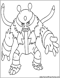 Some are based on typical arctic creatures like seals or yaks, while others are more mythical. Electivire Coloring Page