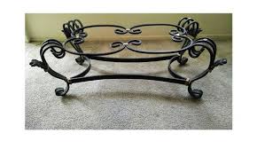 Wrought Iron Coffee Table Base Living Room Furniture Accent Metal Cocktail Vintage 1970s 1980s 250 00 Moveis Decoracao Decoracao Artes Em Ferro