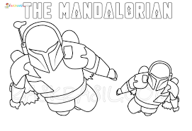 The resolution of image is 384x376 and classified to star wars logo, star wars ship, star wars lightsaber. Mandalorian Coloring Pages 40 New Images Free Printable