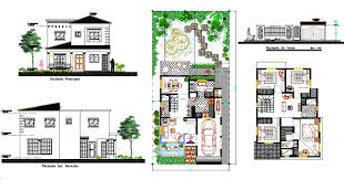 Bedroom Design Dwg File Furniture House Landscaping Layout Plans Autocad Drawing Of A House Shows Arch In 2020 Landscape Design House Layout Plans Gate Design