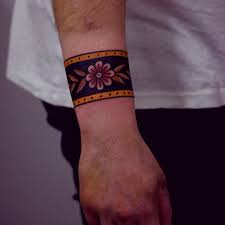 Bracelet Wrist Band Tattoo Cuff Tattoo Wrist Tattoo Cover Up