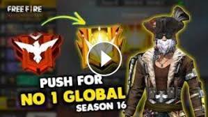 In addition, its popularity is due to the fact that it is a game that can be played by anyone, since it is a mobile game. Global Top 1 Push And Grandmaster Rank Season 16 Garena Free Fire