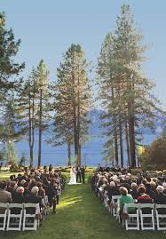 Hyatt Regency Lake Tahoe California Wedding Venues Tahoe Wedding Venue Wedding Ceremony Decorations Outdoor