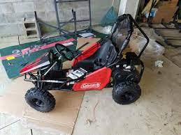 Hunting gear, archery, fishing, boating & atv, camping Coleman Powersports 100cc Gas Powered Go Kart Red And Black Walmart Com Walmart Com