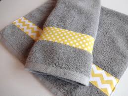 Check out the latest trends in tiles for your project. Bath Towels Yellow Grey Bath Towels Yellow Grey Yellow And Etsy