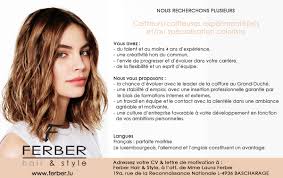 Recherche Coiffeurs Ses Avec Ou Sans Specialisation Coloriste Ferber Hair Style Hairdresser In Luxembourg Coiffeur A Letzebuerg Coiffure Friseur Hairstylist
