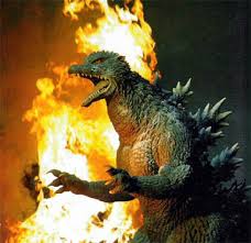 Godzilla terrorizes new york city, we find out he is really a she (don't make fun or pc principal will get you), builds a nest in madison square garden and has babies that are like jurassic park. Godzilla Godzilla Wiki Fandom
