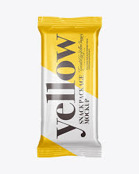 Download Download Psd Mockup Candy Bar Chocolate Exclusive Mockup Flow Pack Foil Food Mockup Muesli Bar Package PSD Mockup Templates