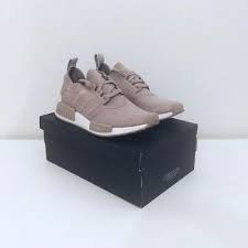 Adidas Nmd R1 Pk Primeknit Vapour Grey French Beige Tan Uk 4 7 5 Bnib Ebay