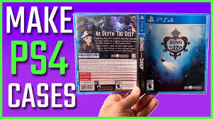 How To Print Ps4 Game Cases How To Make Replacement Ps4 Cases Youtube