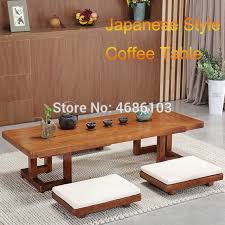 Online Shop 2019 Japanese Tatami Tea Table Solid Wooden Table Balcony Floating Window Table Kang Table Zen Low Table Basse In 2020 Tea Table Japanese Table Low Tables