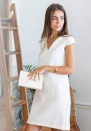 Robe longue blanche dentelle ete. 25 Petites Robes Blanches Pour Les Evenements Chic De L Ete Little White Dresses Dresses Fashion