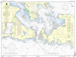 Noaa Nautical Chart 14882 St Mars River Detour Passage