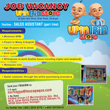 Home » latest jobs » part time jobs » general » accounting staff rm1500/month @ shah alam. Upin Ipin Store Job Vacancy At Upin Ipin Store Join Us Facebook