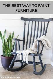 Diy chair paint & reupholstery. The Best Way To Paint Furniture Including Spindles Addicted 2 Diy