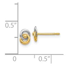 My gift to you all far and wide during the corona virus. Quality Gold 14k Rhodium Love Knot Ear Tidwell Jewelers Of Greenwood