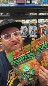 TMNT classic figures at Walmart #tmnt #walmart #toyhunt #actionfigures  #toys #nerd #collectibles #80s #teenagemutantninjaturtles