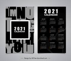 Calendar 2020 calendar 2021 monthly calendar pdf calendar add events calendar creator adv. 2021 Calendar Template Dark Texts Decor Free Vector In Adobe Illustrator Ai Ai Format Encapsulated Postscript Eps Eps Format Format For Free Download 3 07mb