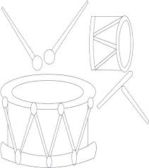 School's out for summer, so keep kids of all ages busy with summer coloring sheets. Drum Printable Coloring Page For Kids