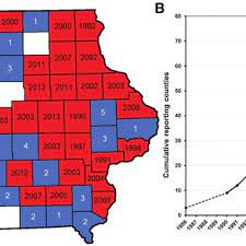 Range Expansion Of I Scapularis Across Iowa 1990 2013 A Map Of Iowa Download Scientific Diagram
