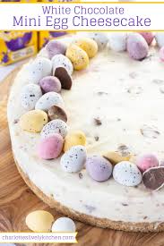 My initial thought was a nice big frittata homemade pasta with carbonara sauce. White Chocolate Mini Egg Cheesecake No Bake Charlotte S Lively Kitchen