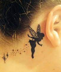 25 Subtle Behind The Ear Tattoos That Are Absolutely Perfect Cute Disney Tattoos Behind Ear Tattoos
