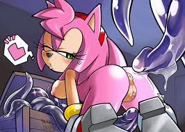 Amy Rose Tentacle (Aku Tojyo) Part 1 - Hentai Gif