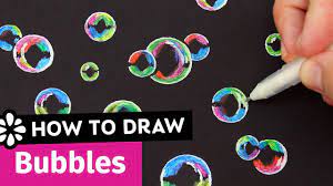 How To Draw Bubbles Sea Lemon Bubble Drawing Bubble Art Diy Book