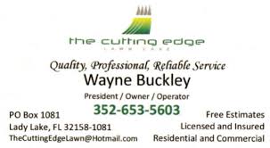 What is your typical process for working with a new customer? The Cutting Edge Lawn Care Home Facebook