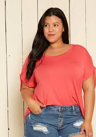 Pleione Plus Size Casual Top Robink Com