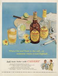 1955 Calvert Whiskey Gin Vintage Ad Liquor By Advintagecom