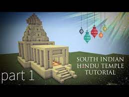 Hello,this is gs creation is creating minecraft tutorial video only for you. Hindu Temple In Minecraft Tutorial Part 1 Youtube