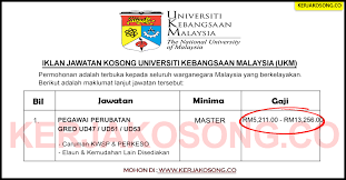 Banyak jawatan kosong 2021 telah dibuka di universiti kebangsaan malaysia (ukm). Jawatan Kosong Universiti Kebangsaan Malaysia Ukm