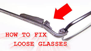 Gently bend the right arm down at the hinge or where the arm bends behind your ear. How To Fix Loose Glasses Youtube