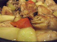 Braised Opo Squash With Chicken C Opo Squash Braised Upo Recipe