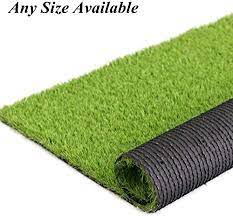 Fas Home Artificial Grass Turf 1 38 Quot Custom Sizes Fake Grass Indoor Outdoor Rug Synthetic Lawn Carpet Faux Faux Grass Synthetic Lawn Artificial Grass Rug